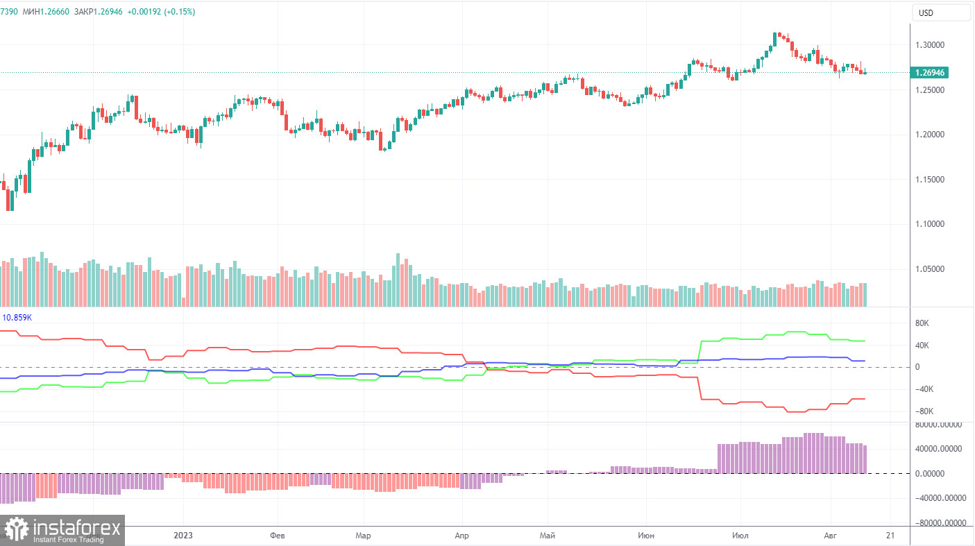 Прогноз и торговые сигналы по GBP/USD на 14 августа. Отчет COT. Детальный разбор движения пары и торговых сделок. Абсолютный флэт для британского фунта