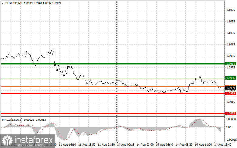 EURUSD: простые советы по торговле для начинающих трейдеров на 14 августа (американская сессия)