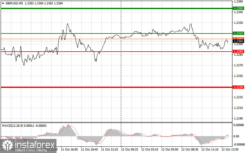 GBPUSD: простые советы по торговле для начинающих трейдеров на 12 октября (американская сессия)