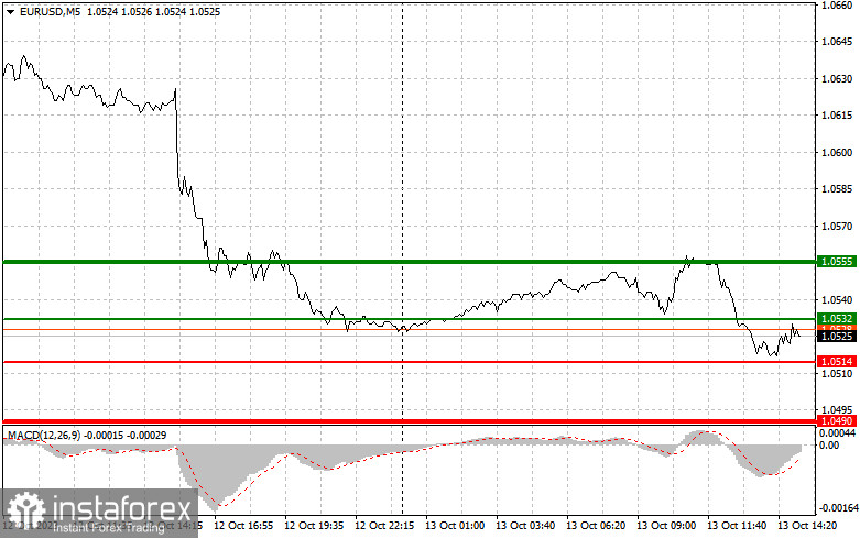  EURUSD: semplici consigli di trading per i trader principianti il 13 ottobre (sessione americana)