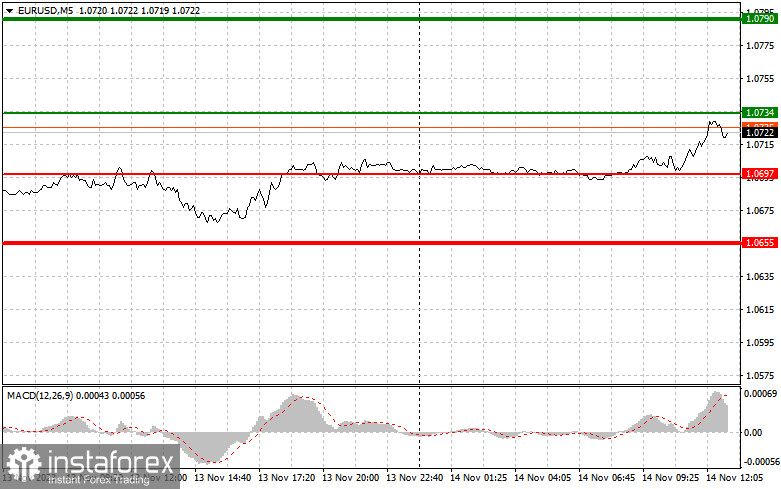  EURUSD: semplici consigli di trading per i trader principianti il 14 novembre (sessione americana)