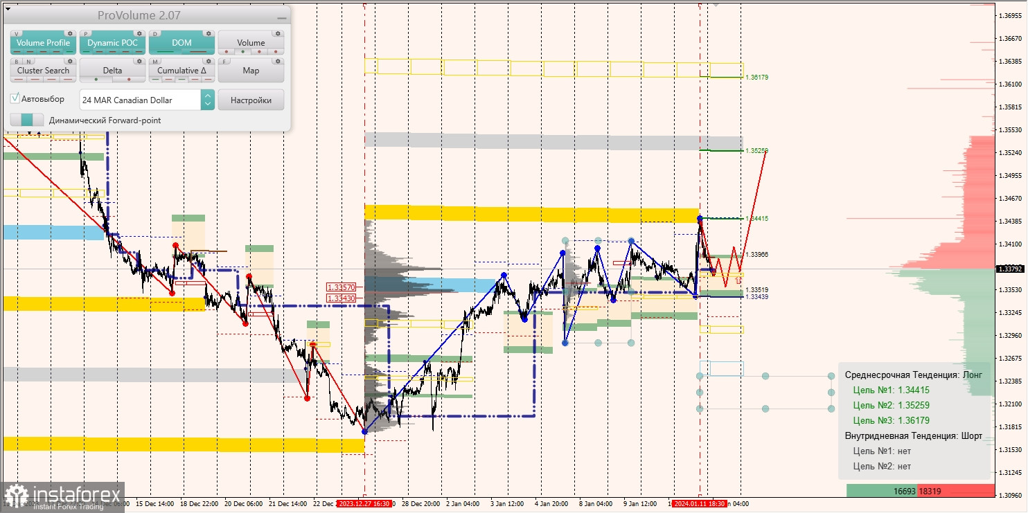 Маржинальные зоны и торговые идеи по AUD/USD, NZD/USD, USD/CAD (12.01.2024)