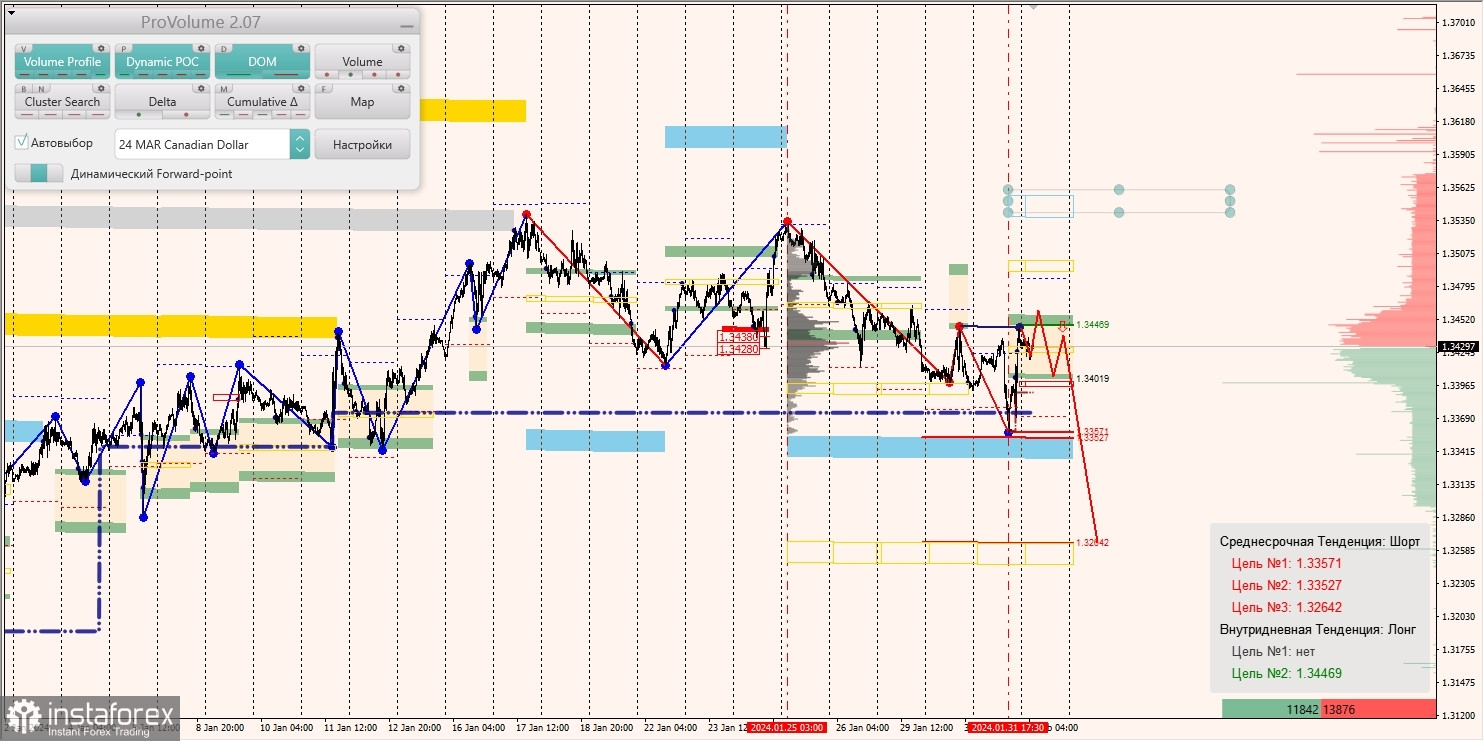 Маржинальные зоны и торговые идеи по AUD/USD, NZD/USD, USD/CAD (01.02.2024)