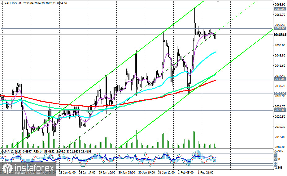 Przegląd XAU/USD: scenariusze handlowe na 02.02.2024 r.