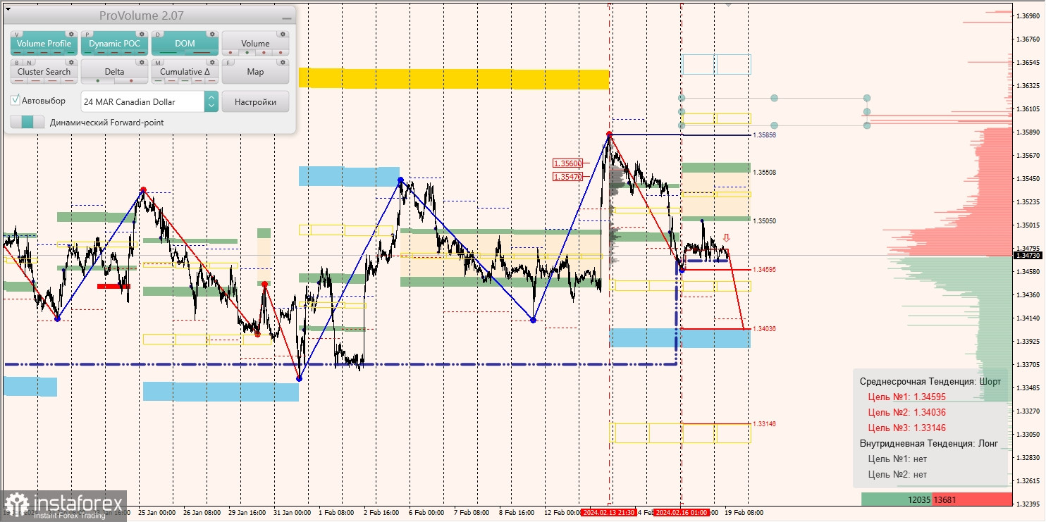 Маржинальные зоны и торговые идеи по AUD/USD, NZD/USD, USD/CAD (19.02.2024)