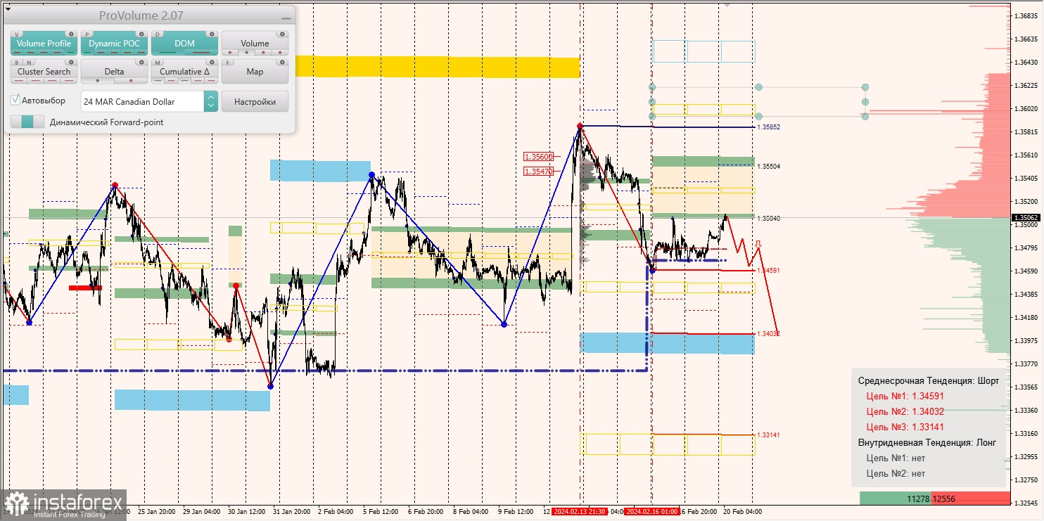 Маржинальные зоны и торговые идеи по AUD/USD, NZD/USD, USD/CAD (20.02.2024)