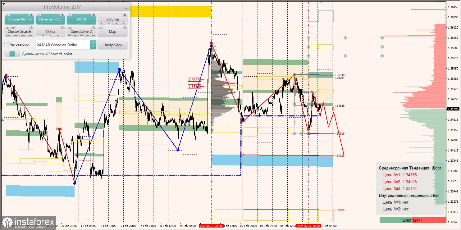 Маржинальные зоны и торговые идеи по AUD/USD, NZD/USD, USD/CAD (23.02.2024)