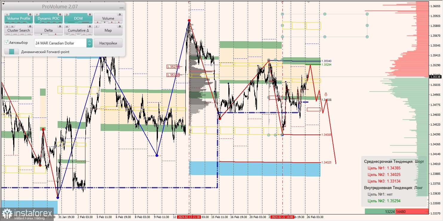 Маржинальные зоны и торговые идеи по AUD/USD, NZD/USD, USD/CAD (26.02.2024)