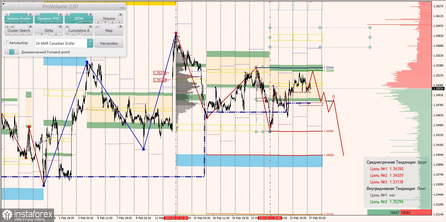 Маржинальные зоны и торговые идеи по AUD/USD, NZD/USD, USD/CAD (27.02.2024)