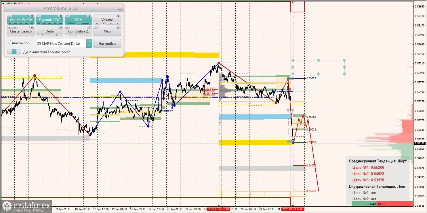 Маржинальные зоны и торговые идеи по AUD/USD, NZD/USD, USD/CAD (03.02.2025)