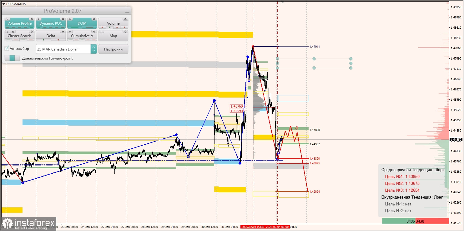 Маржинальные зоны и торговые идеи по AUD/USD, NZD/USD, USD/CAD (04.02.2025)