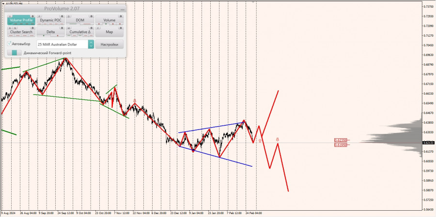 Маржинальные зоны и торговые идеи по AUD/USD, NZD/USD, USD/CAD (28.02.2025)