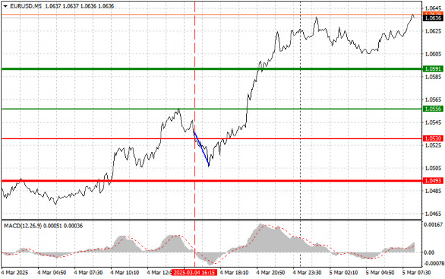 EUR/USD: Kiat-kiat Sederhana untuk Trader Pemula pada 5 Maret. Tinjauan Trading Forex Kemarin