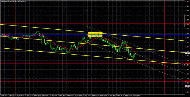 Trading Recommendations and Analysis for EUR/USD on May 29: The Dollar Breaks All Records