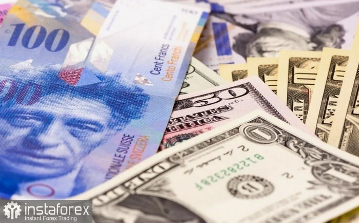 USD/CHF. У пары не хватает сил для роста.
