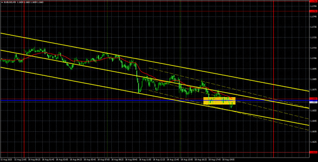 Trading Recommendations and Trade Breakdown for EUR/USD on August 19: The Market is in a Daze