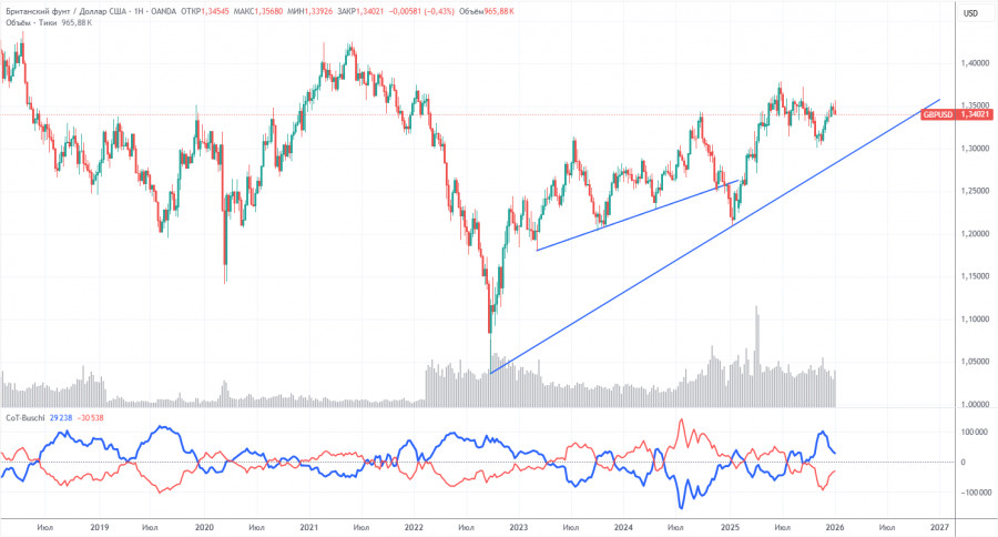 .Торговые рекомендации и разбор сделок по GBP/USD на 13 января. Фунт продолжает толкаться в ограниченном диапазоне..
