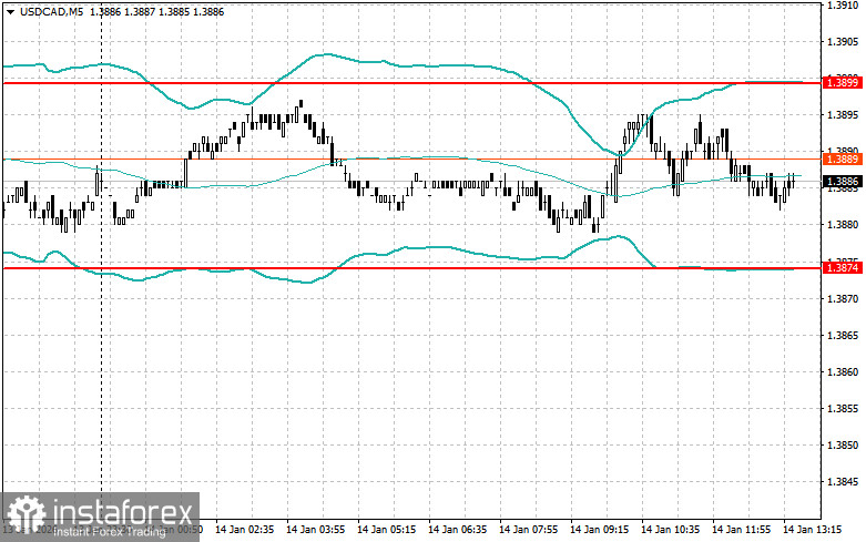 Корректировка уровней и целей на американскую сессию 14 января