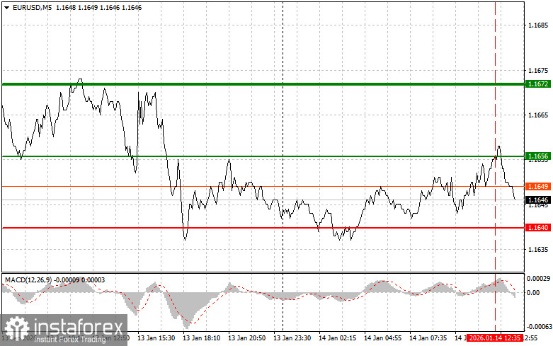 EURUSD: советы для начинающих трейдеров на 14 января (американская сессия)