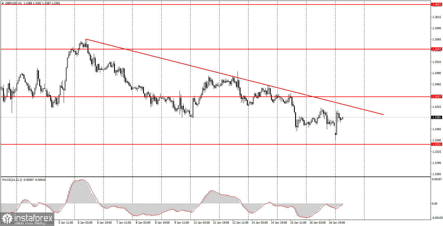 Как торговать валютную пару GBP/USD 19 января? Простые советы и разбор сделок для новичков. 