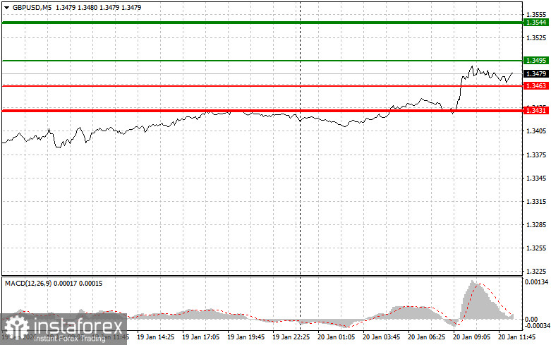 GBPUSD: советы для начинающих трейдеров на 20 января (американская сессия)