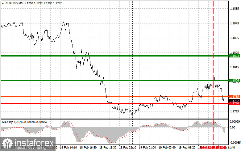 EURUSD: советы для начинающих трейдеров на 19 февраля (американская сессия)