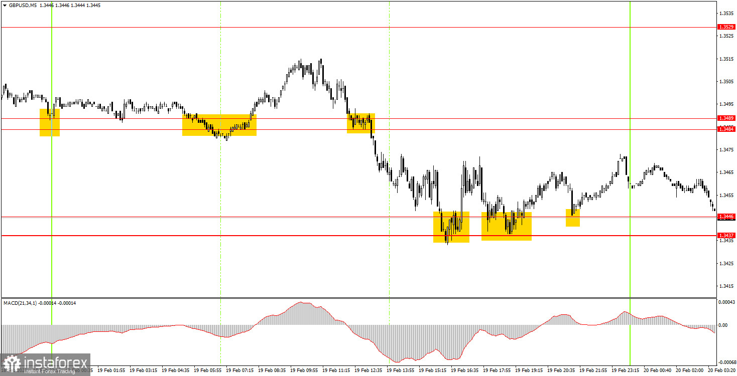 How to Trade the GBP/USD Currency Pair on February 20? Simple Tips and Trade Analysis for Beginners