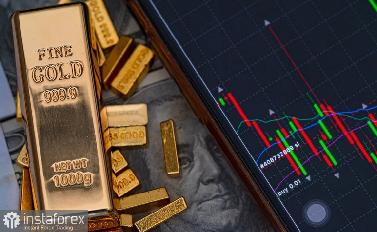 XAU/USD. Анализ цен. Прогноз. Золото оказалось под давлением продаж на фоне бычьего настроения доллара США