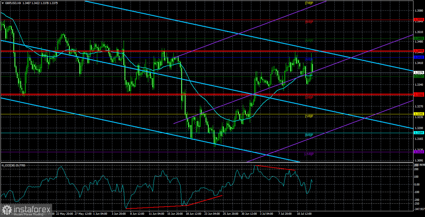 Обзор пары GBP/USD. 15 июля. Чего ждать от американской инфляции в ближайшие месяцы?