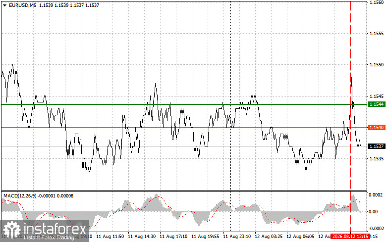 EURUSD: советы для начинающих трейдеров на 12 августа (американская сессия)