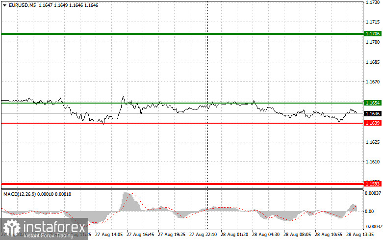 EURUSD: советы для начинающих трейдеров на 28 августа (американская сессия)