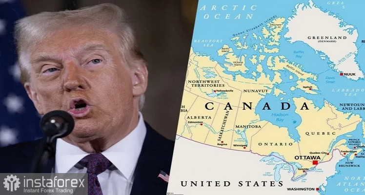 Президент США Дональд Трамп ввёл запрет на импорт из Канады.