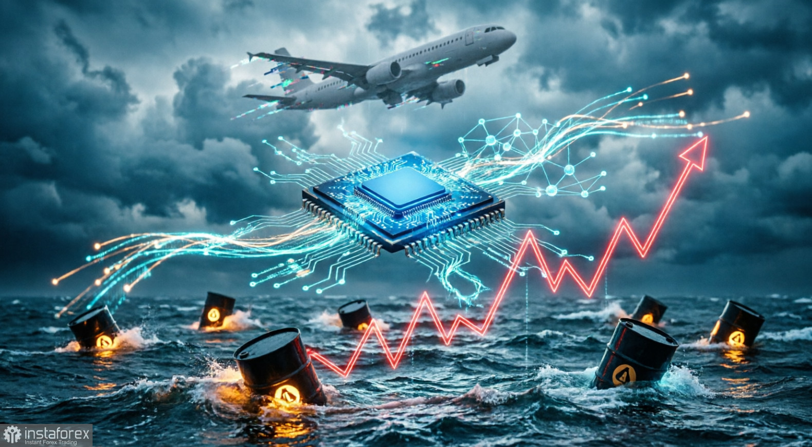 Нефтяной кризис у Ормуза и ИИ-прорывы TSMC и Meta