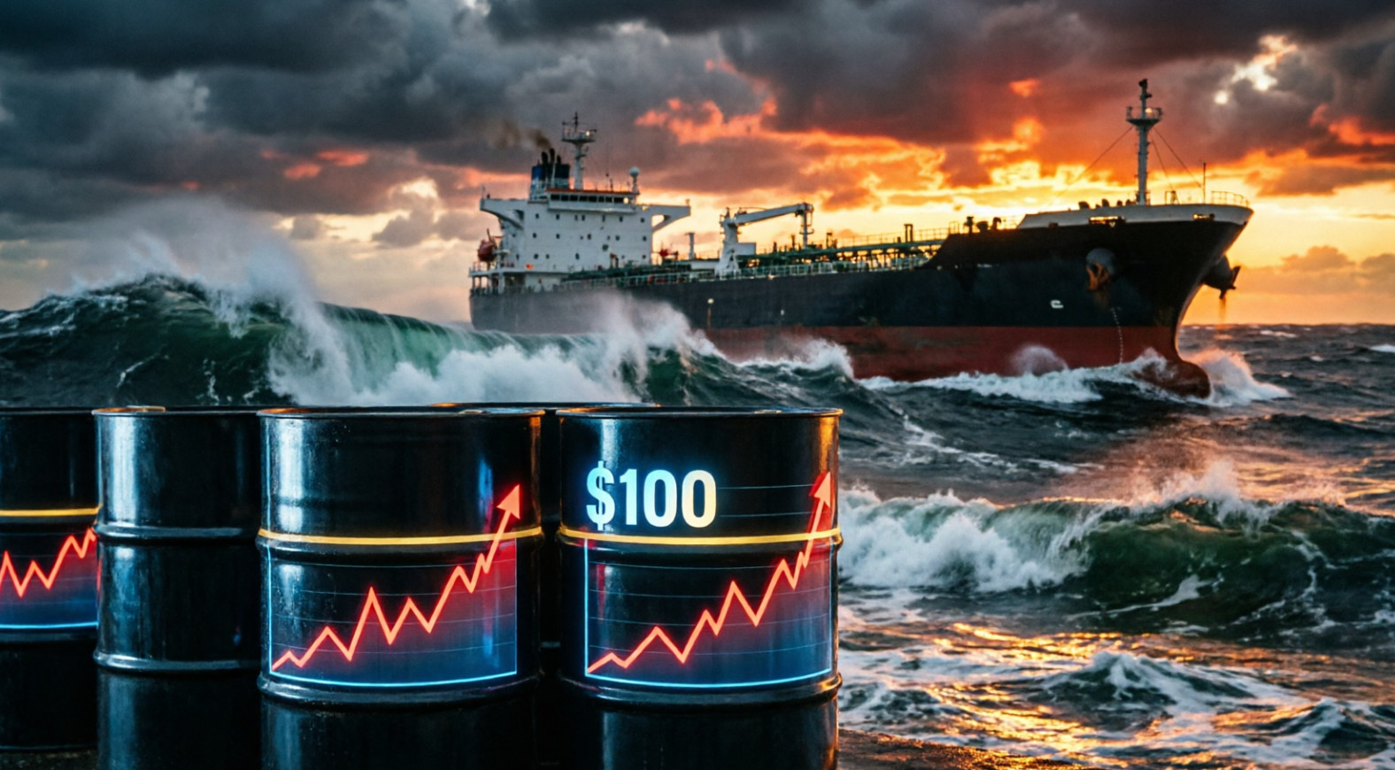 Китайский демарш и ближневосточные тиски вернули нефть к $100