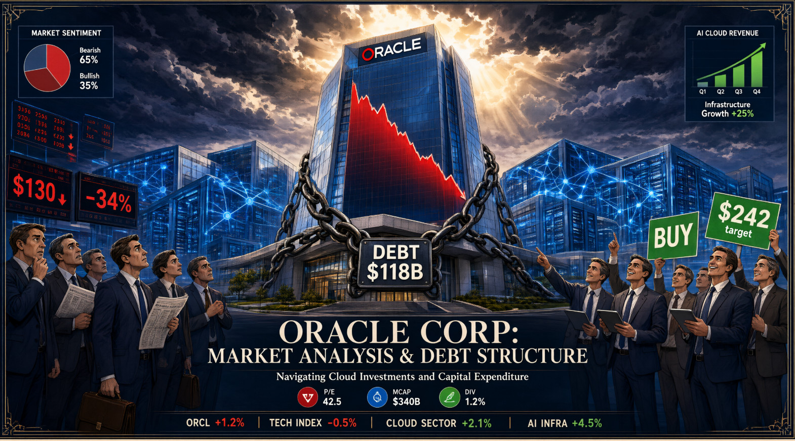 Ставка на ИИ или долговая яма? Почему инвесторы бегут из Oracle