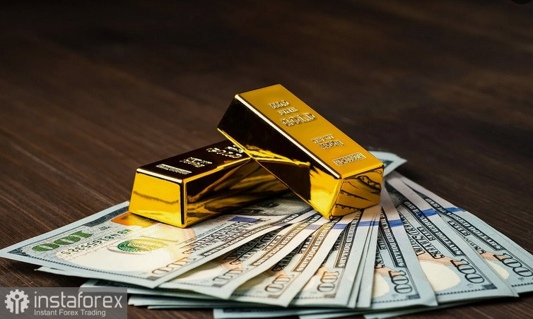 XAU/USD. Анализ цен. Прогноз. Снижение доллара не спасло золото от падения.